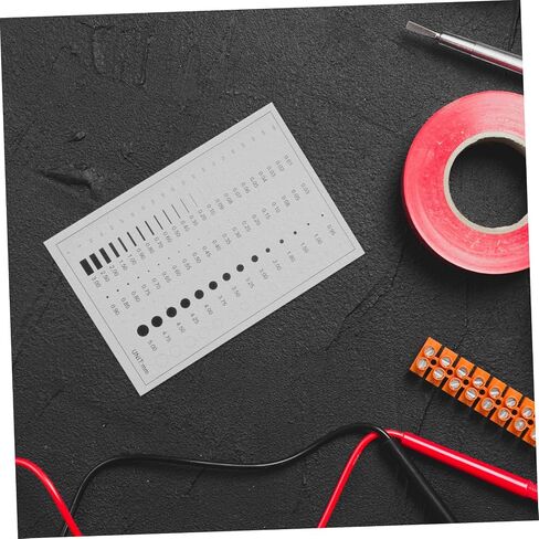 Cabilock Defect Detection Gauge Estimation Chart High Accuracy Line Gauge Ruler Measurement Tool for Crack and Scratch in Saudi Arabia