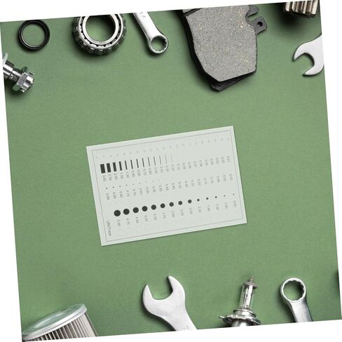 Cabilock Defect Detection Gauge Estimation Chart High Accuracy Line Gauge Ruler Measurement Tool for Crack and Scratch in Saudi Arabia
