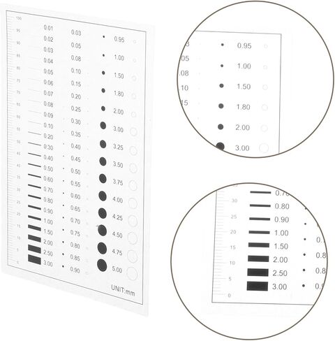 Cabilock Defect Detection Gauge Estimation Chart High Accuracy Line Gauge Ruler Measurement Tool for Crack and Scratch in Saudi Arabia