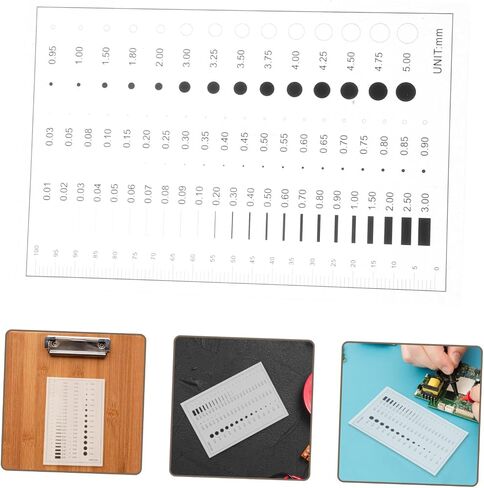 Cabilock Defect Detection Gauge Estimation Chart High Accuracy Line Gauge Ruler Measurement Tool for Crack and Scratch in Saudi Arabia