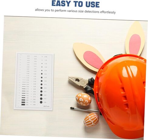 Cabilock Defect Detection Gauge Estimation Chart High Accuracy Line Gauge Ruler Measurement Tool for Crack and Scratch in Saudi Arabia