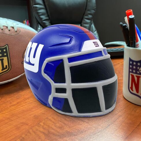 Party Animal NFL Jumbo Squeezymates خوذة New York Giants Squeezy Helmet تمثال ، ألوان الفريق ، طولها 4 " in Saudi Arabia