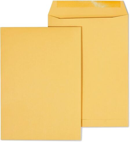 Staples 534719 Gummed Flap Kraft Envelope 7 1/2-Inch x 10 1/2-Inch Brown 100/BX in Saudi Arabia