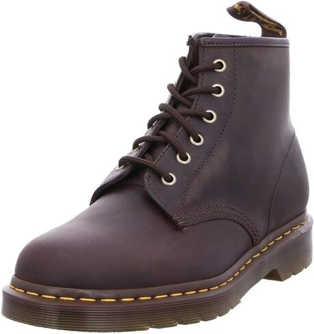 Dr. Martens Unisex 101 Fashion Boot, Dark Brown Crazy Horse, 9 US Women in Kuwait