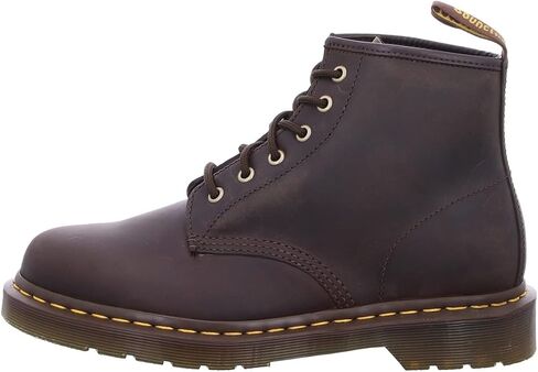 Dr. Martens Unisex 101 Fashion Boot, Dark Brown Crazy Horse, 9 US Women in Kuwait