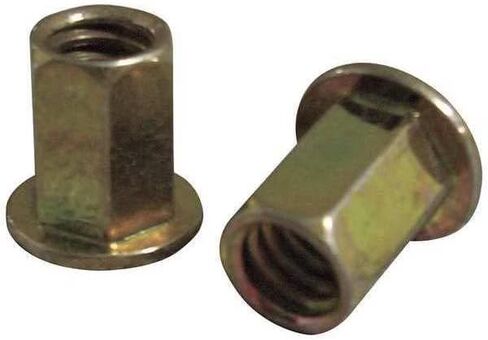 Rivet Nut ، 5/16 "-18 حجم الخيط ، 0.577 في شفة ديا ، 0.703 في L ، الصلب ، 10 PK ، MFR: CFH2-3118-245T-10-A in Saudi Arabia