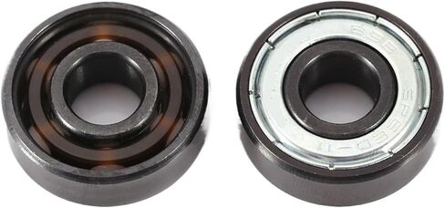 16pcs Ceramic 608 Bearings 8x22x7mm ABEC-11 with White ZrO2 Balls for Skating Inline Roller Skate Wheels in Saudi Arabia