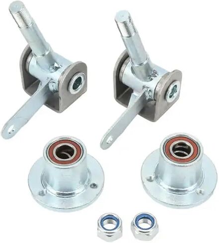 17mm 3 Stud Front Wheel Hub Bearing Flange Steering Knuckle Spindle for 5in Tires Go Kart Quad Bike in Saudi Arabia