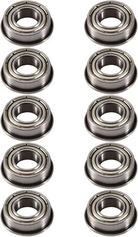 10 Pcs F688ZZ Flanged Radial Ball Bearings Metal Steel Double Shielded Flange Ball Bearing, 8 x 16 x 5mm for Motor in Saudi Arabia