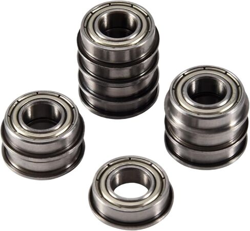 10 Pcs F688ZZ Flanged Radial Ball Bearings Metal Steel Double Shielded Flange Ball Bearing, 8 x 16 x 5mm for Motor in Saudi Arabia