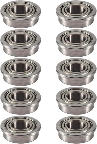 10 Pcs F688ZZ Flanged Radial Ball Bearings Metal Steel Double Shielded Flange Ball Bearing, 8 x 16 x 5mm for Motor in Saudi Arabia