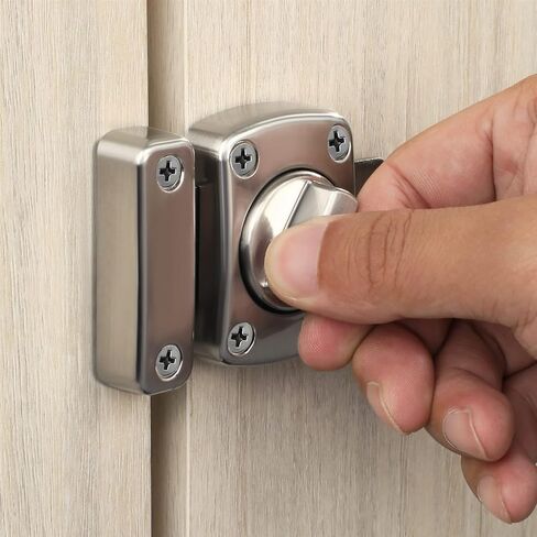 مزلاج الحمام الدوار بوابة الترباس سبيكة الزنك اليسار واليمين باب الإبزيم دبوس الباب الترباس ثمينة الباب 1pcs (MS220U-Q) in Saudi Arabia