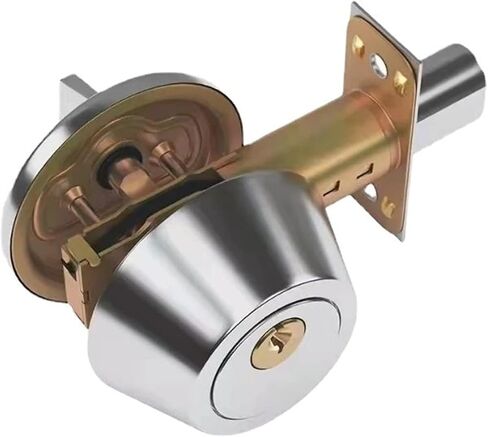 Home Door Gate Deadbolt Metal Dead Bolt Security Door Lock with Keys Safe Lock for Home Office Door Lock in Saudi Arabia