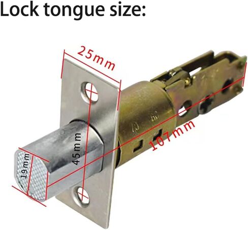 Home Door Gate Deadbolt Metal Dead Bolt Security Door Lock with Keys Safe Lock for Home Office Door Lock in Saudi Arabia