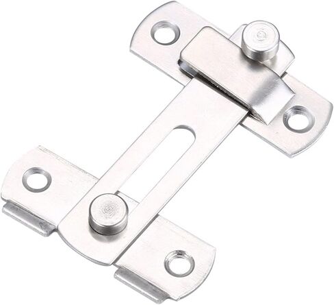 90/180 Degree Right Angle Door Latch Hasp Bending Latch Barrel Bolt with Screws for Doors Buckle Bolt Sliding Lock 1Pcs(E) in Saudi Arabia