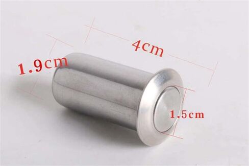 Invisible Door Latch Concealed Latch for Stainless Steel Door with Accessories 1Pcs(1.2cm) in Saudi Arabia