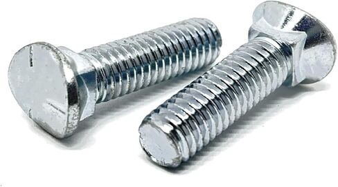 (25 قطعة) 3/8-16x1-1/2 "الصف 5 براغي محراث الرأس الإهليلجي UNC الخشن in Saudi Arabia