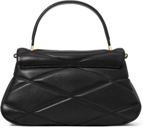 kate spade new york Grace DOT FINE Grain Leather Small top Handle, Black Multi in Kuwait