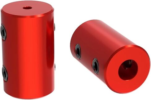 D12L20 Bore 2mm 3mm 4mm 5mm 6mm 8mm 10mm Aluminum Rigid Coupling Rigid Shaft Coupler Motor Connector for RC Boat Car Airplane(4-4) in Saudi Arabia