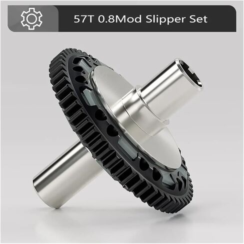 Steel 57T Slipper Set with Slipper Shaft for 1/10 Arrma Granite Senton Vorteks Big Rock Kraton Outcast Big Rock(RM048) in Saudi Arabia