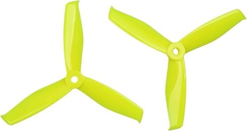 2pair 5 Colors 5055 5.0x5.5 FPV PC 3 Propeller Prop Blade CW CCW Shaft Through The Machine More Special Motor 2205-2306(Black 2pair) in Saudi Arabia
