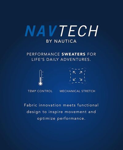 سترة Navtech للرجال بياقة على شكل حرف V من Nautica in Kuwait