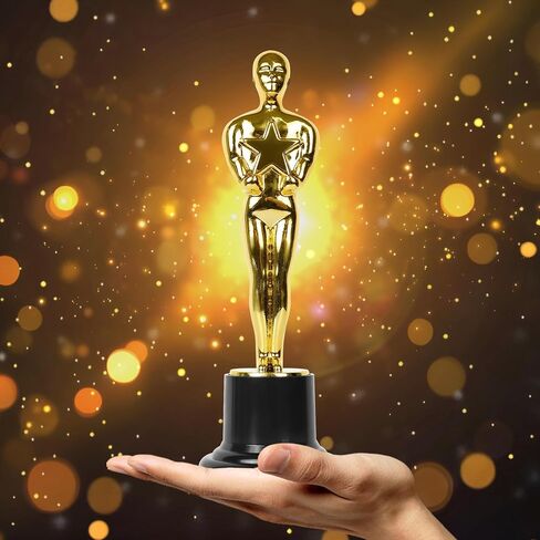 Plastic Gold Star Award Trophies 24 Pack 6 Inch Tall Golden Statue Award for Party Decorations, Party Favors, School Award, Game Prize, Party Prize and Appreciation Gifts in Saudi Arabia