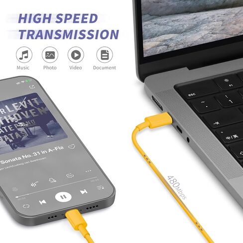 iPhone 11 12 13 14 Fast Charger,【Apple MFi Certified】2Pack 20W Type C Fast Charger Block with 6FT USB-C to Lightning Cable for iPhone 14/13/13 Pro/12/12 Pro/12 Pro Max/11/Xs Max/XR/X,iPad,AirPods Pro in Saudi Arabia