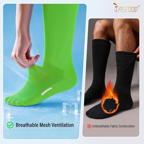 جوارب البيسبول Jasgood و Combo مجموعة 3 للشباب الجوارب الكبار للكبار وجوارب كرة القدم الحزام للأطفال الفتيات الفتيات in Saudi Arabia