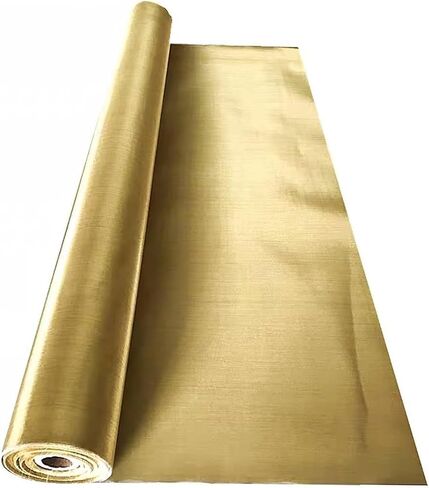 TIST Copper Mesh Sieve Brass Mesh Cloth, Copper Wire Mesh Filter, Household Electromagnetic Signal Shielding Screen Copper Mesh Rolls(20mesh) in Saudi Arabia