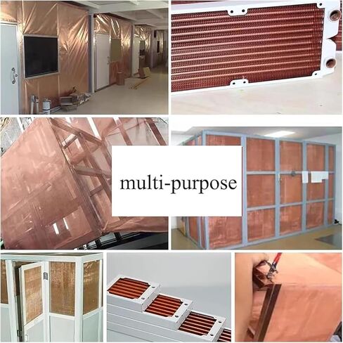 TIST Copper Mesh Sieve Brass Mesh Cloth, Copper Wire Mesh Filter, Household Electromagnetic Signal Shielding Screen Copper Mesh Rolls(20mesh) in Saudi Arabia