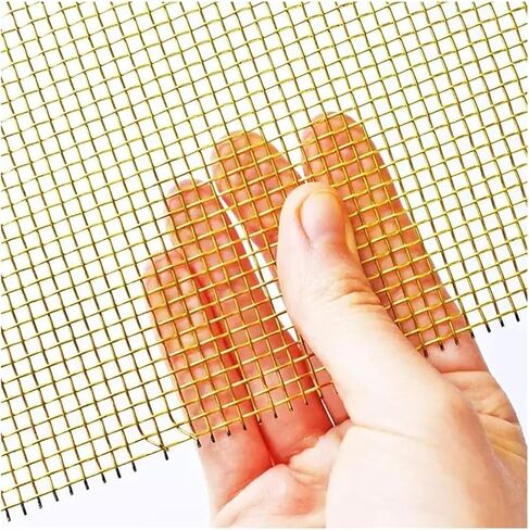 TIST Copper Mesh Sieve 10-200 Mesh Electrostatic Copper Wire Mesh-Electromagnetic Signal Shielding Brass Woven Wire Mesh Copper Mesh Rolls(40mesh) in Saudi Arabia