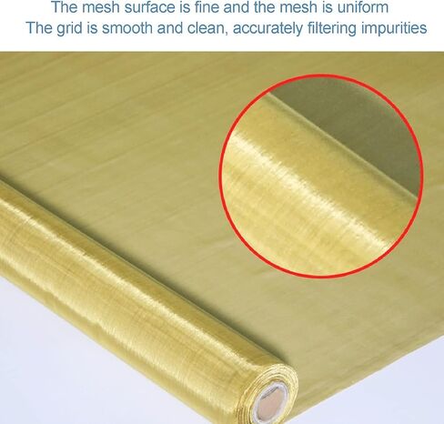 TIST Copper Mesh Sieve Brass Filter Coarse Dense Wire Mesh Woven Sheet Mesh (Color: Brass Size: 150 Mesh) Copper Mesh Rolls in Saudi Arabia