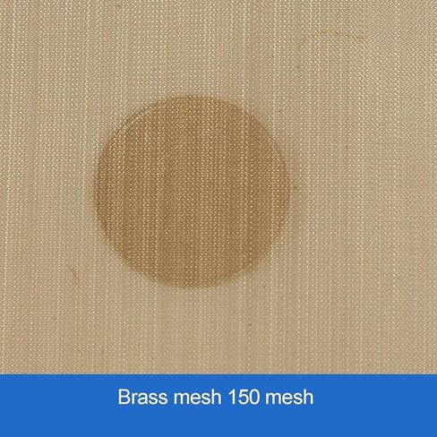 TIST Copper Mesh Sieve Brass Filter Coarse Dense Wire Mesh Woven Sheet Mesh (Color: Brass Size: 150 Mesh) Copper Mesh Rolls in Saudi Arabia