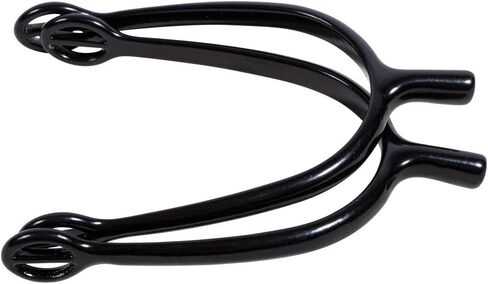 Schneiders FES Ladies Prince of Wales Black Spurs | Essential Horse Riding Accessory | Black Powder Coated Finish | Ideal for Equitation Riders | 2 3/4" Inside Heel Width | Equestrian Staple in Saudi Arabia