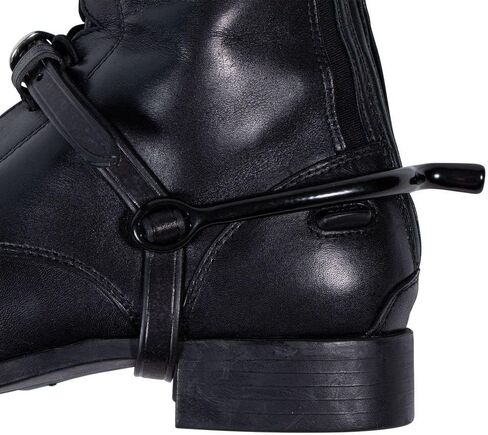 Schneiders FES Ladies Prince of Wales Black Spurs | Essential Horse Riding Accessory | Black Powder Coated Finish | Ideal for Equitation Riders | 2 3/4" Inside Heel Width | Equestrian Staple in Saudi Arabia