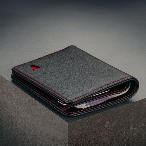 TORRO Genuine USA Leather Men’s Billfold Wallet [RFID Blocking] [5 Credit Card Slots] [1 Microfibre Lined Cash Compartment] [Slim Profile] [Bifold] in Kuwait