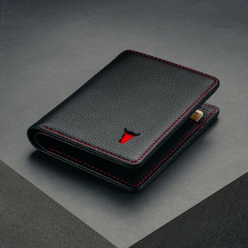 TORRO Genuine USA Leather Men’s Billfold Wallet [RFID Blocking] [5 Credit Card Slots] [1 Microfibre Lined Cash Compartment] [Slim Profile] [Bifold] in Kuwait