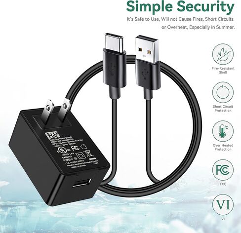 Wall Charger Work with Karaoke Machine, FITE ON USB Power Adapter + Power Cord Compatible with MOYLEAF Portable Karaoke Machine Power Supply in Saudi Arabia