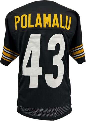 Troy Polamalu Jersey Black Pittsburgh Modern Number | S-5XL Unsigned Custom Sewn Stitched in Saudi Arabia