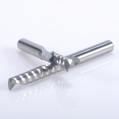 3.175/4/5/6/8/10/12MM فردي مركب CNC CNC Carbide بتات لقطات طحن أكريليك PVC (3.175x20x45l) in Saudi Arabia