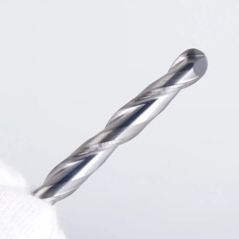3.175mm 4mm 6mm 2 Flute Spiral Ball Nose End Mill CNC Router Bits for Tungsten Carbide Milling Route Tool(4x32x55L) in Saudi Arabia