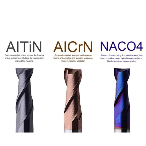 Hard Alloy Metal Milling Cutter 2/3/4 Flute Carbide End Mill for Cut Aluminum Bur Router Bit CNC Fraise Carbure Machine Tool(HRC65-4F,4.0x4Dx75L) in Saudi Arabia
