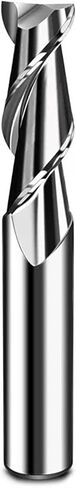 2 المزامير نهاية مطحنة الصلبة كربيد القطع الألومنيوم CNC الآلات CNC Machining 0.1mm-20mm الموجه اللولبي بتات نقش النحاس الخشب (16x16x45x100) in Saudi Arabia