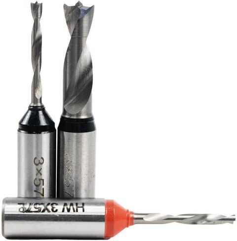 5-8mm Hole Making Boring TCT Dowel Drill Bits Woodworking Drilling Bit CNC Router Bit 70/57mm Length Hard Metal Drill(3.5mm R,70mm) in Saudi Arabia
