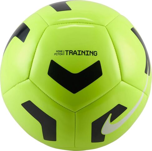Nike FZ7555-702 Pitch Training Recreational soccer ball Unisex VOLT/BLACK/WHITE Size 5 in Saudi Arabia