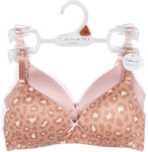 TAHARI Girls' 2-Pack Molded Wireless Bras in Saudi Arabia