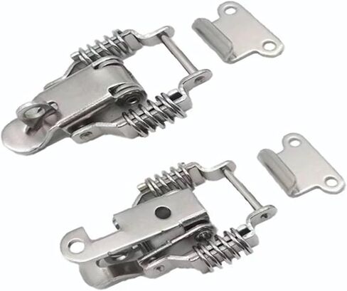 2pcs-108-steel-k latch DK108 Spring Boxcle Firoccase Tool Box Locking Locking Aggle Hasp Lock Hollery Box in Saudi Arabia