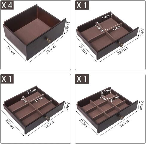 Karl home Large standing Jewelry Armoire Cabinet with 7 Drawers & 2 Swing Doors 24 Hooks, Large Wood Jewelry Cabinet Organizers with Top Flip Mirror, Blck in Kuwait