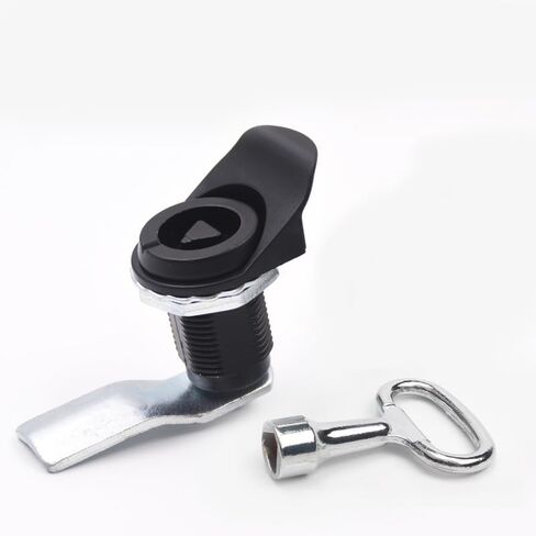 1Pcs Zinc Alloy Ordinary MS816 Triangle Key Mini Cam Lock Triangle Electric Cabinet Dustbin Lock Pull Tongue Mailbox Metal Gym Lockes in Saudi Arabia